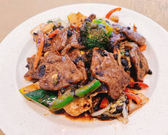 Black Bean Slice Beef  豆豉牛肉